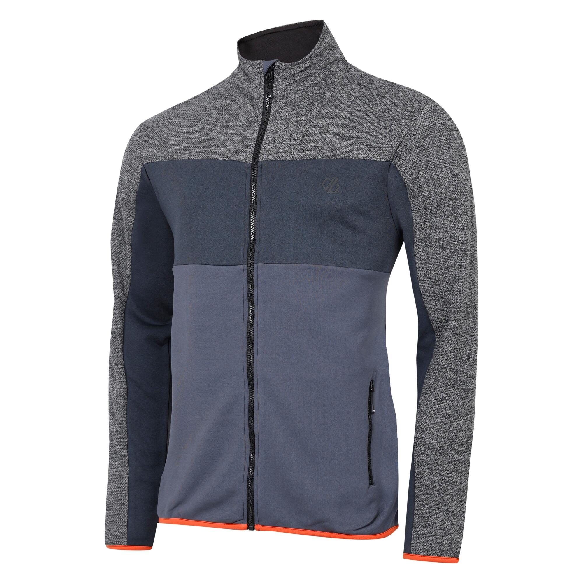 Mens Venture Fleece Jacket (Charcoal Grey/Black Marl) 3/5