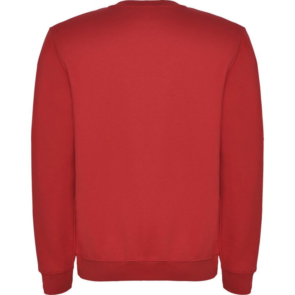 Unisex Clasica Crew Hals Sweatshirt voor volwassenen (Rood) 2/4