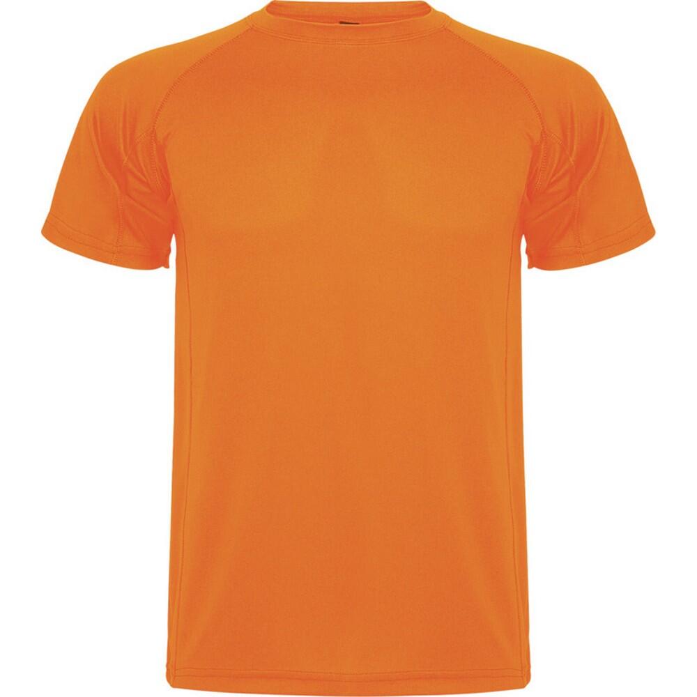 Roly - Tshirt Montecarlo Enfant (orange Fluo) - T-shirt Manches Courtes - Orange - 10 À 12 Ans - Decathlon