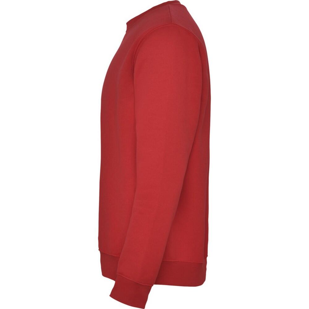 Unisex Clasica Crew Hals Sweatshirt voor volwassenen (Rood) 4/4