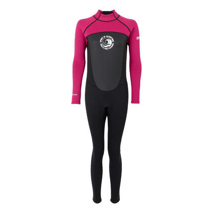 Neoprenanzug für Damen Schwarz/Pink Fusion