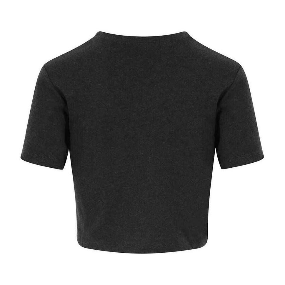 Top Damski / Damski Heather Triblend Crop Top
