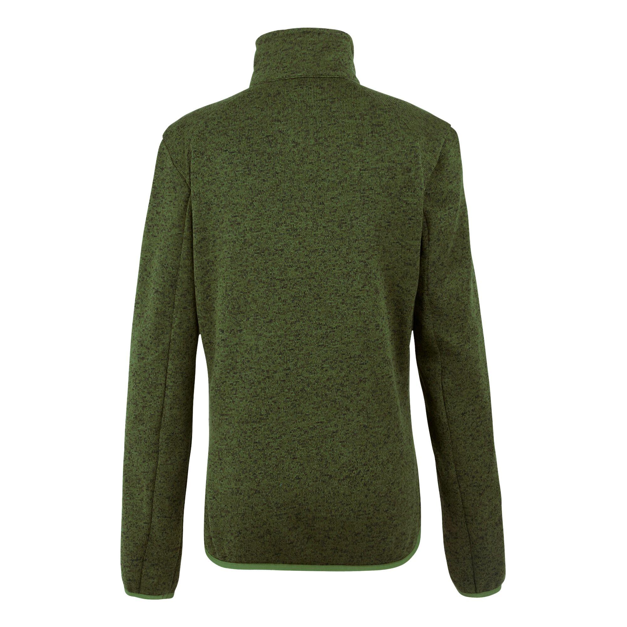 Womens/Ladies Newhill II Full Zip Fleece Jacket (Nephrite Green/Light Vanilla) 2/5