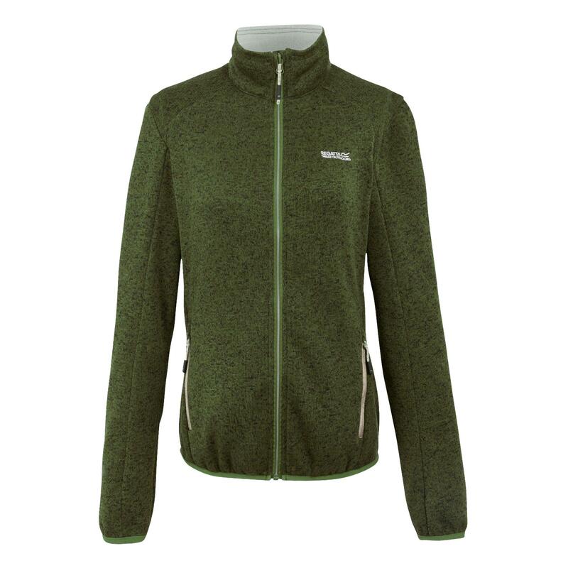 Veste Polaire NEWHILL Femme (Vert Néphrite / Vanille Clair)