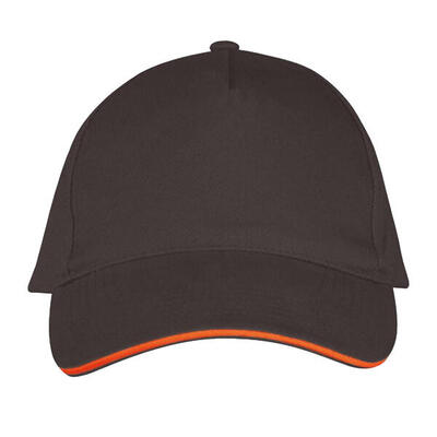 Long beach 5 paneel baseball cap (denim)