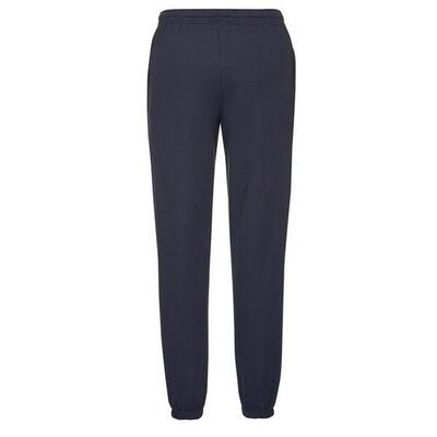 Pantaloni Da Jogging Risvolto Elasticizzato Uomo Fruit Of The Loom Classic Blu