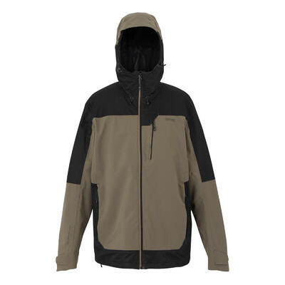 Heren highton iv stretch waterdichte jas (boom/zwart)