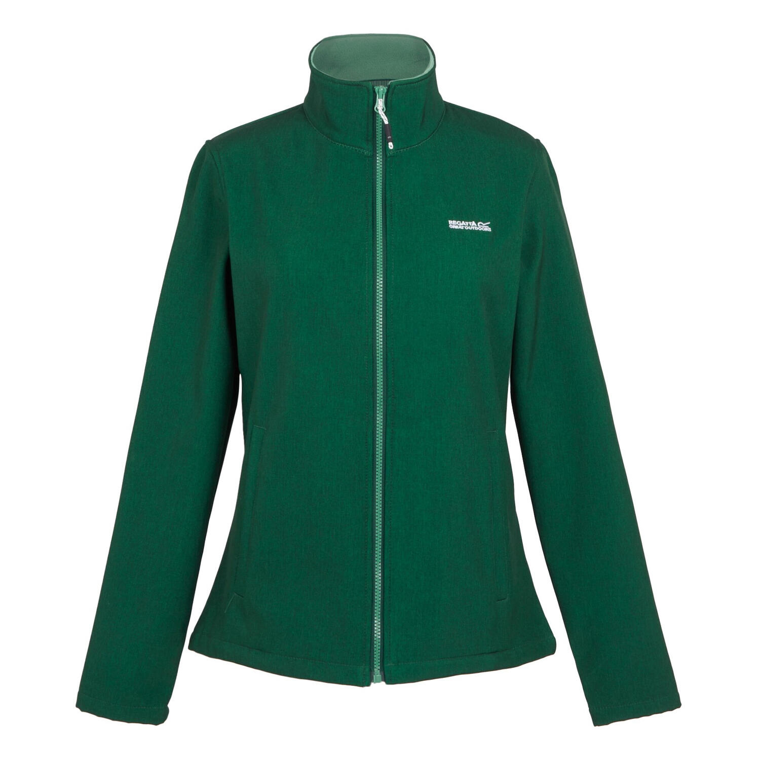 REGATTA Womens/Ladies Connie V Softshell Walking Jacket (Rainforest Marl)