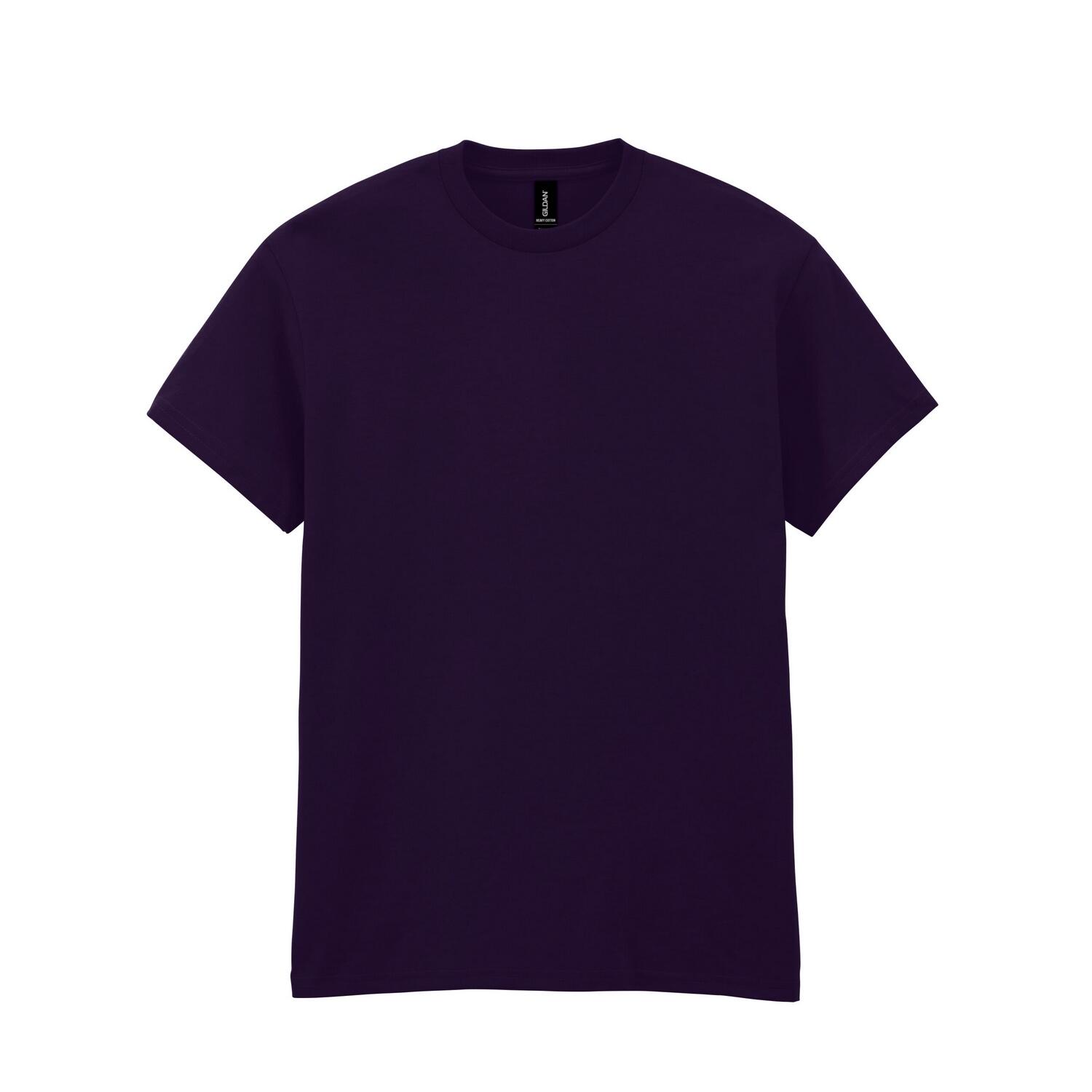 Gildan - Tshirt Adulte (violet Sombre Chiné) - T-shirt Manches Courtes - Bleu - 56 3xl - Decathlon