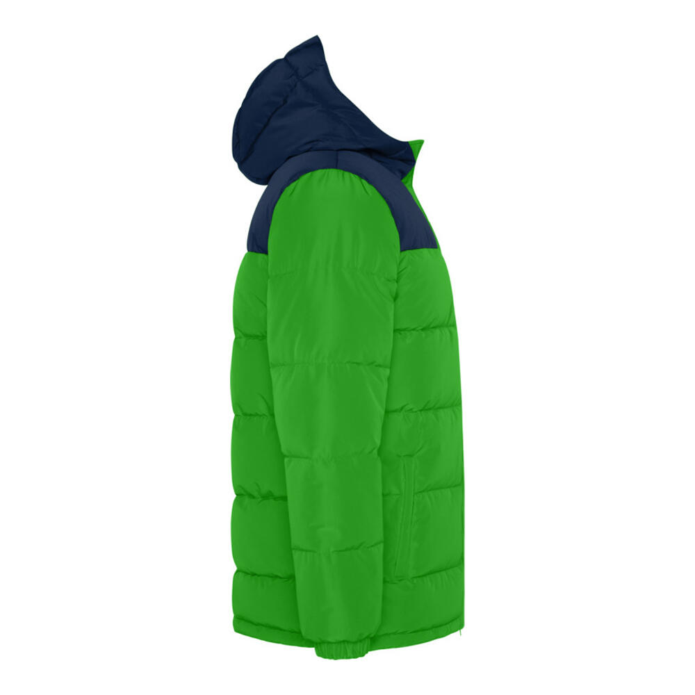 Giacca Isolante Adulto Unisex Roly Tallin Verde Felce Blu Navy 3/4
