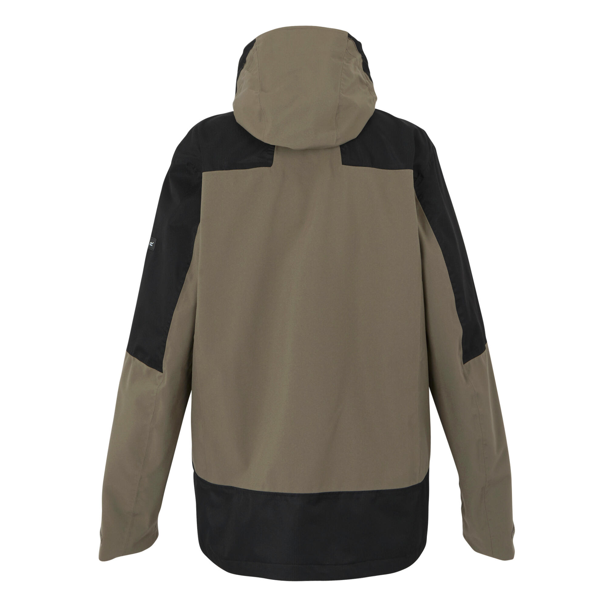 Veste Imperméable Extensible À Capuche HIGHTON Homme (Gris Marron / Noir) 3/5