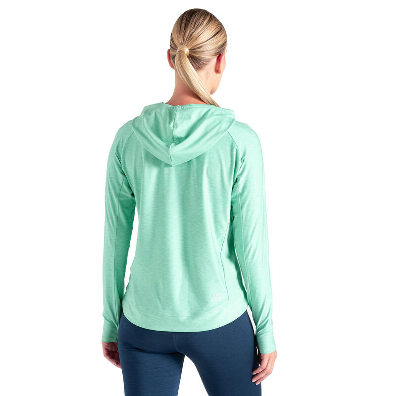 Sweat À Capuche SPRINT CITY Femme (Vert Menthe Chiné)