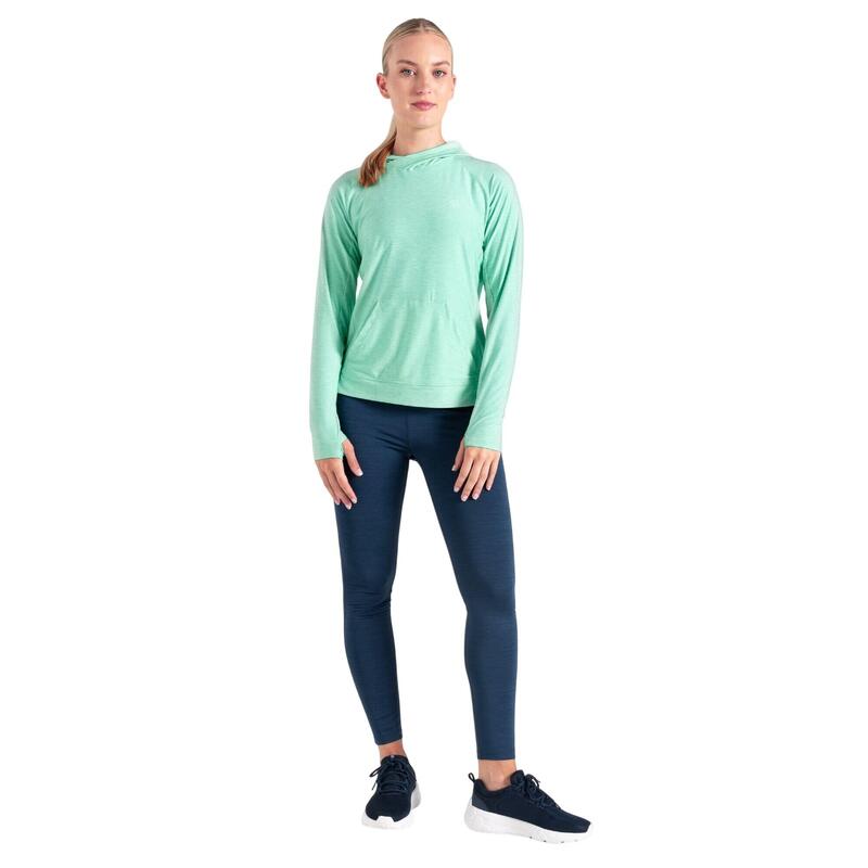 Sweat À Capuche SPRINT CITY Femme (Vert Menthe Chiné)