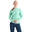 Sweat À Capuche SPRINT CITY Femme (Vert Menthe Chiné)