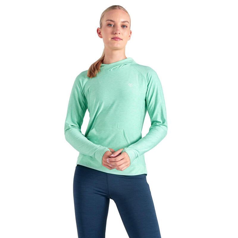 Sweat À Capuche SPRINT CITY Femme (Vert Menthe Chiné)