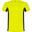 Tshirt SHANGHAI Homme (Jaune Fluo / Noir Uni)