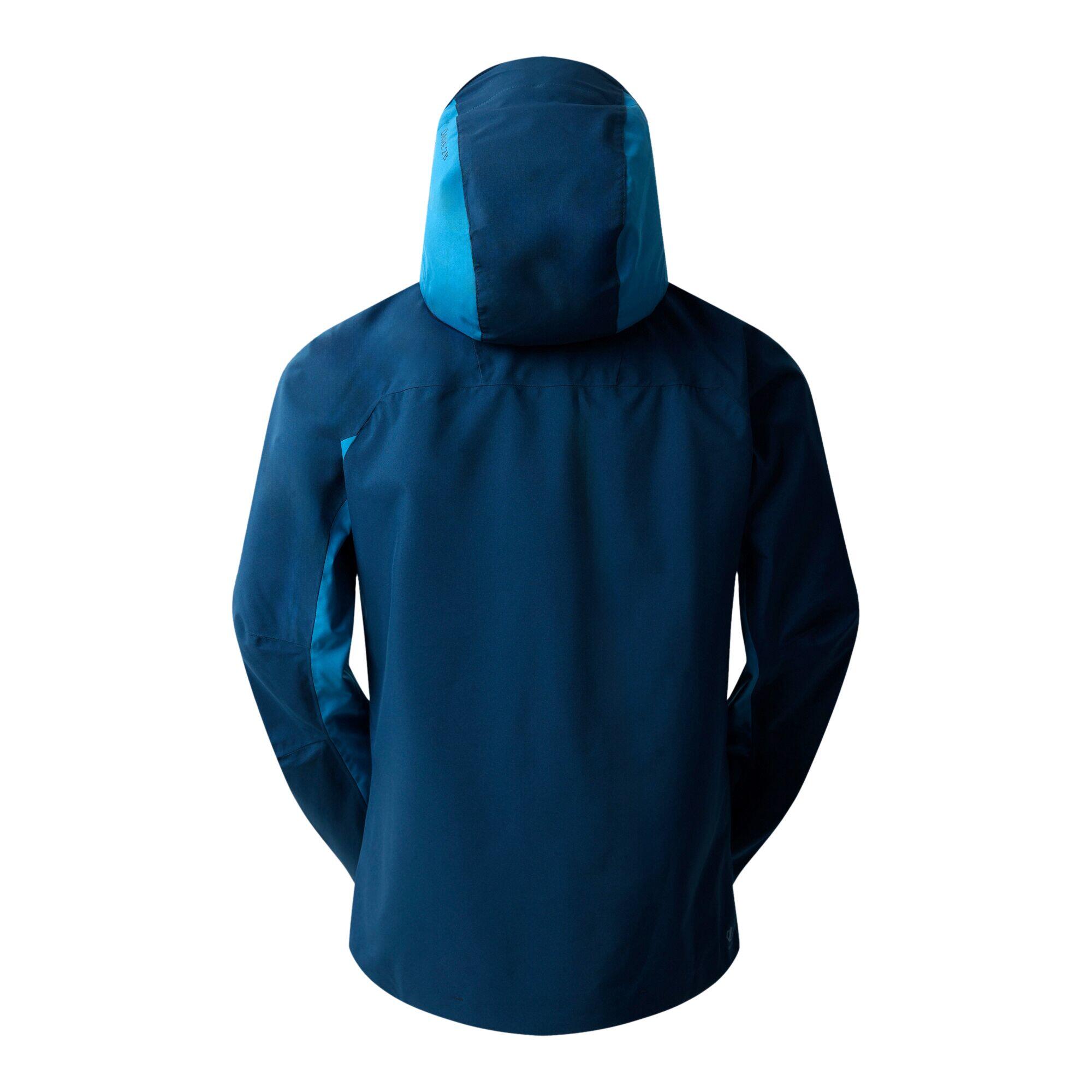 Heren Torrek II Ski jas (Maanlicht Denim/Blauw Staal) 2/4