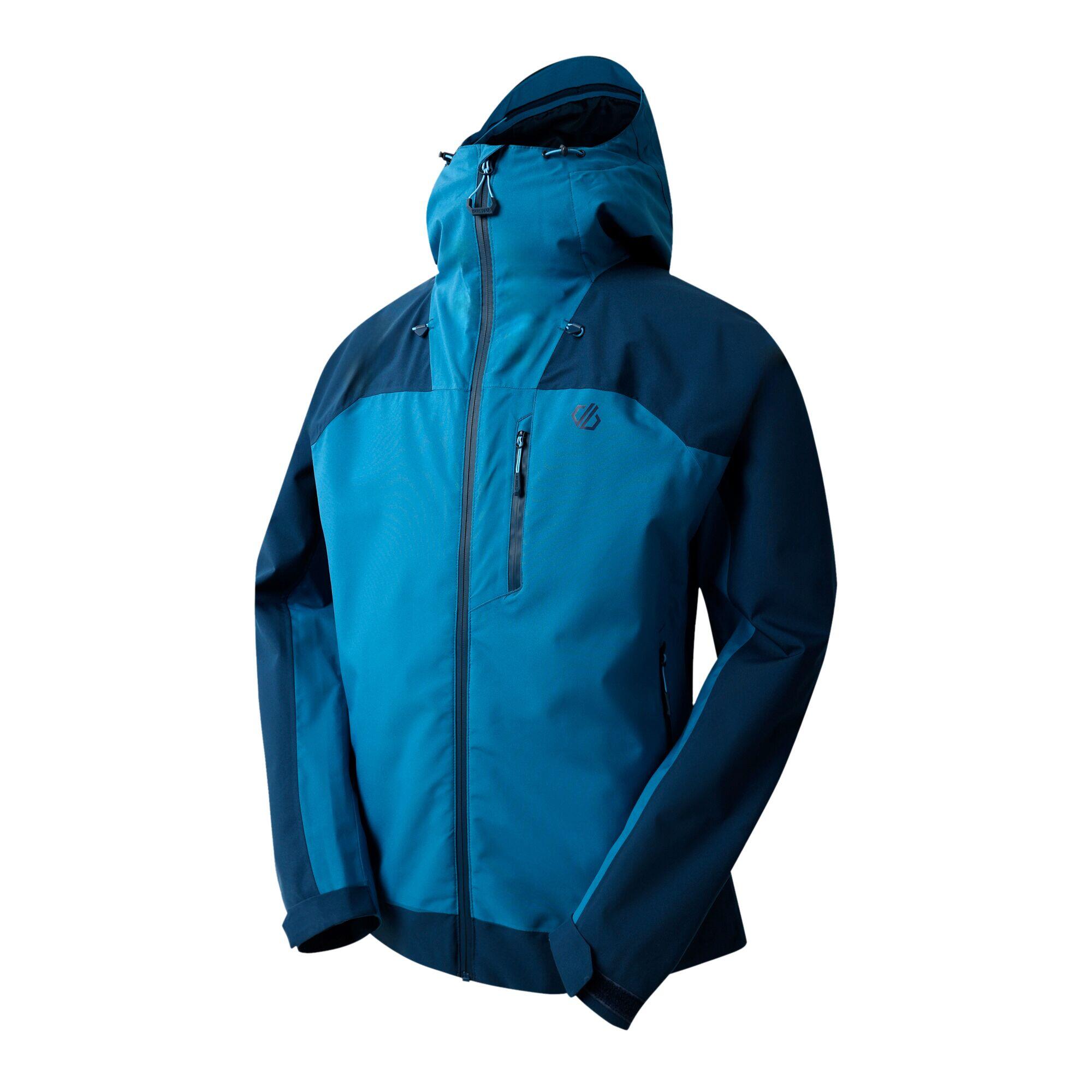 Heren Torrek II Ski jas (Maanlicht Denim/Blauw Staal) 3/4