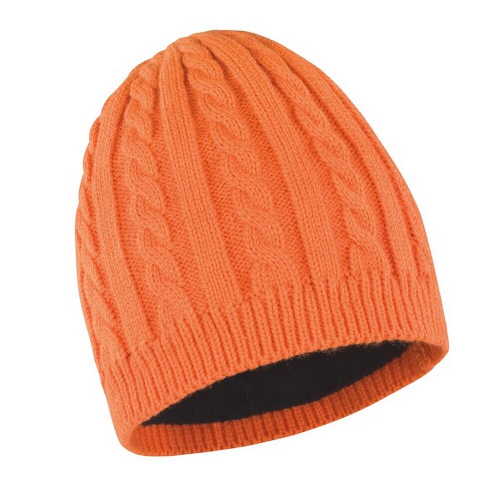 Chapéu de malha Mariner Laranja Queimado / Preto