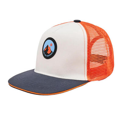Jongens berg trucker cap (gebroken wit)