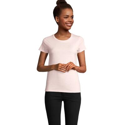 Dames crusader polycotton tshirt (beige heide)