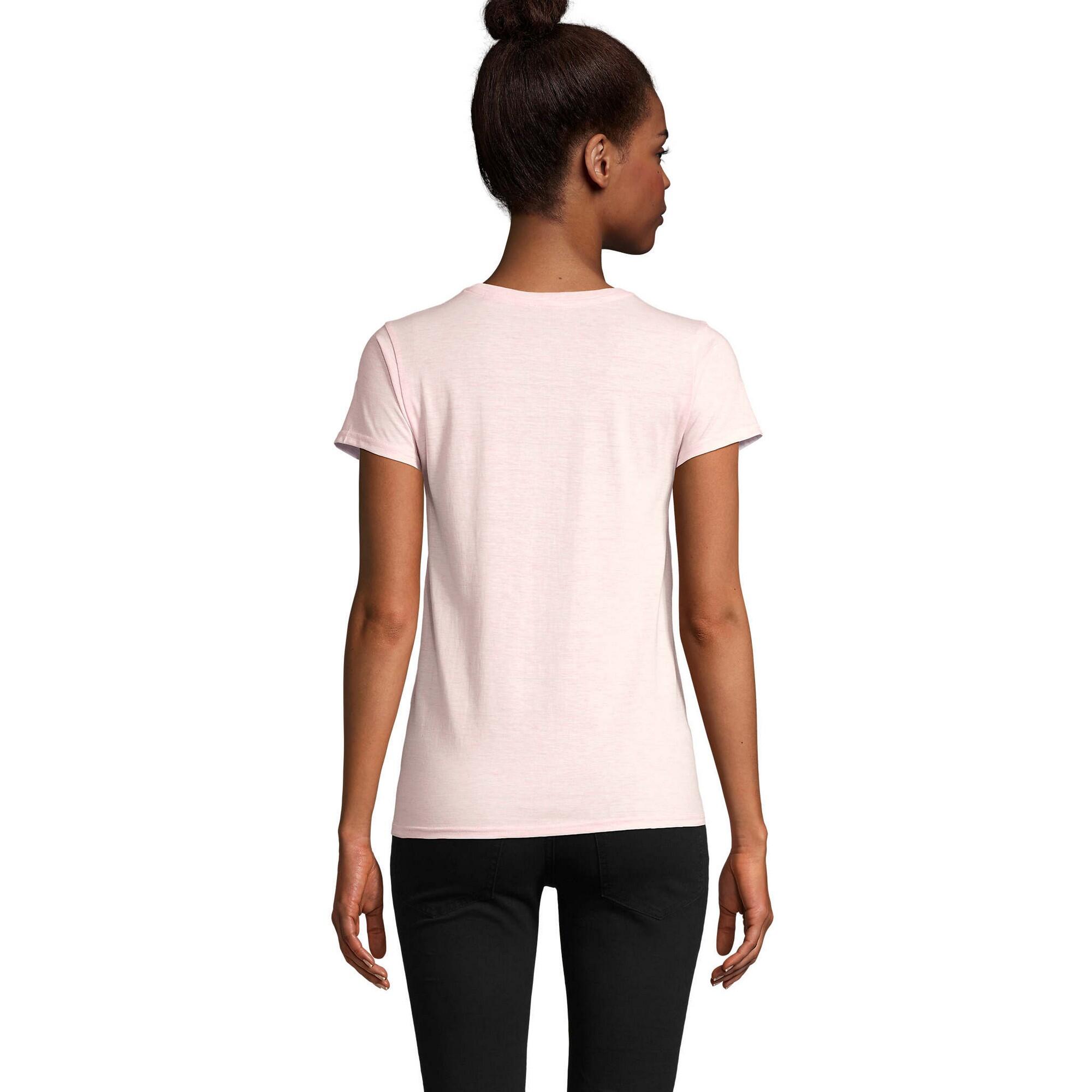 Tshirt CRUSADER Femme (Rose Chiné) 2/3