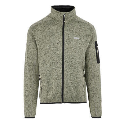 Heren newhill marl full zip fleecejack (abbeystone)