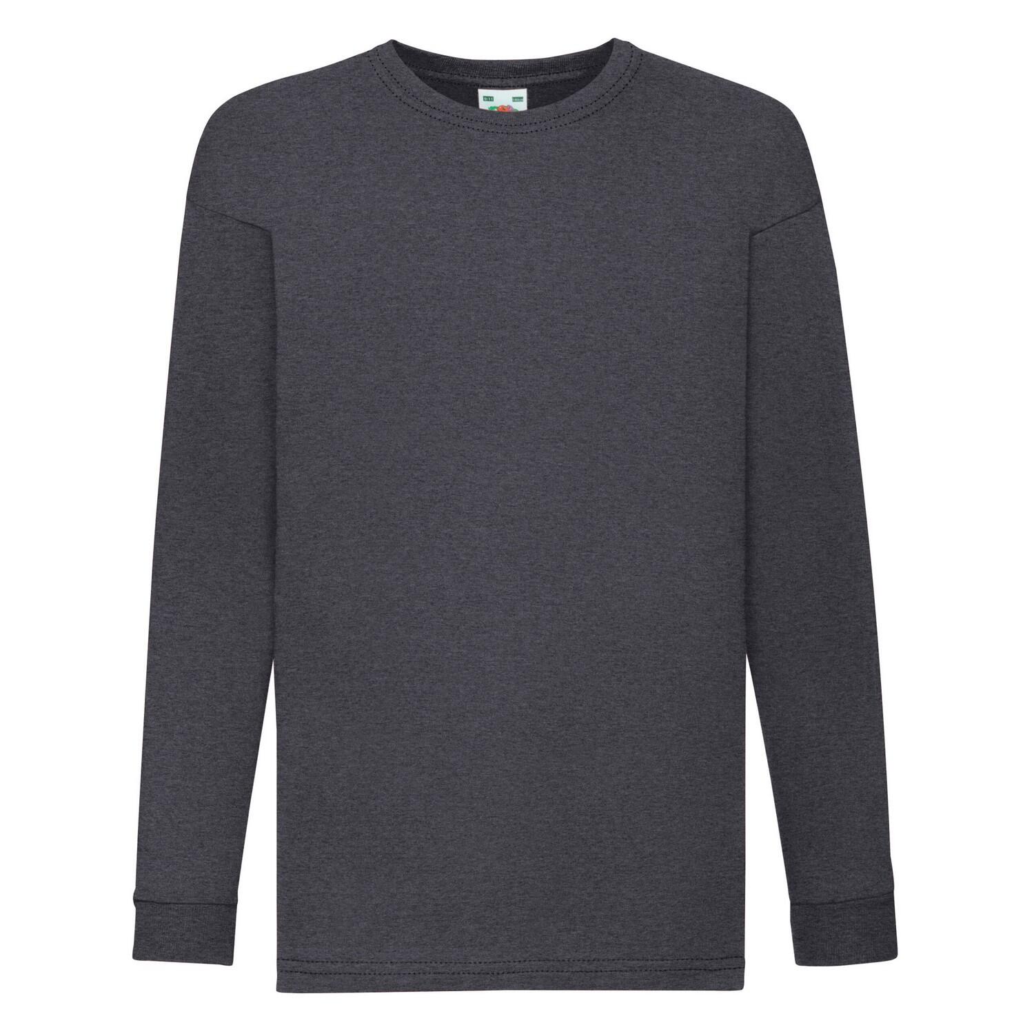 Tshirt VALUEWEIGHT Enfant (Gris Foncé Chiné) 1/3