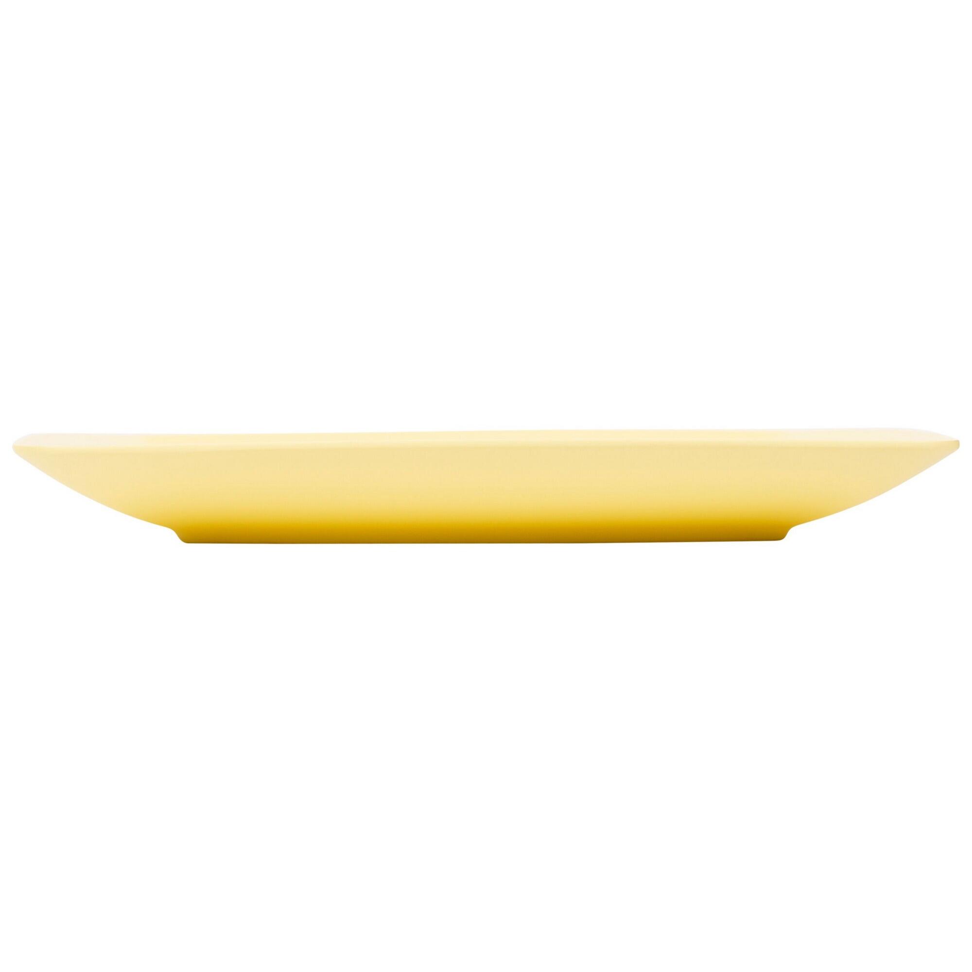 Grande Assiette DELPH (Jaune Pâle) 3/4
