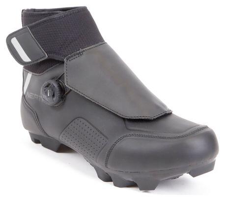 Par de Zapatillas MTB Neatt Basalte Invierno Negras 2/7