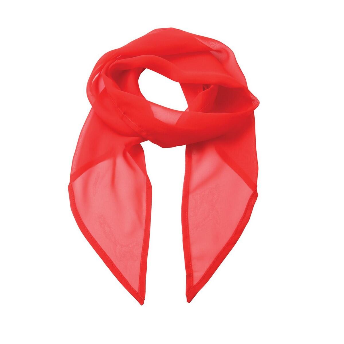 PREMIER Cachecol Chiffon Mulher Vermelho Morango