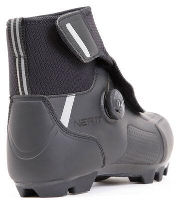 Par de Zapatillas MTB Neatt Basalte Invierno Negras 6/7