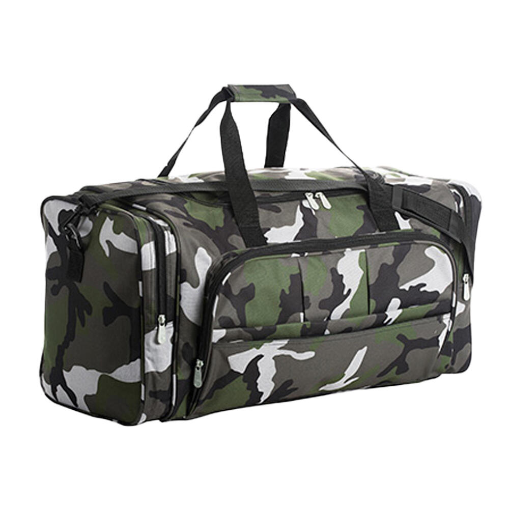 Weekend Camo Travel Duffle Bag (Camo Green)