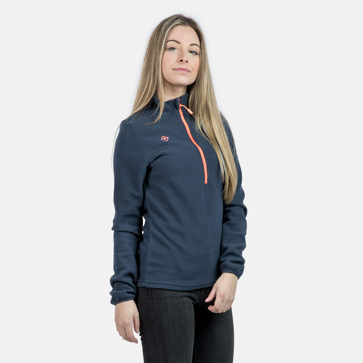 Forro de lã esportivo com meio zíper SUTTON W para mulheres da Izas , eleve seu 3/5