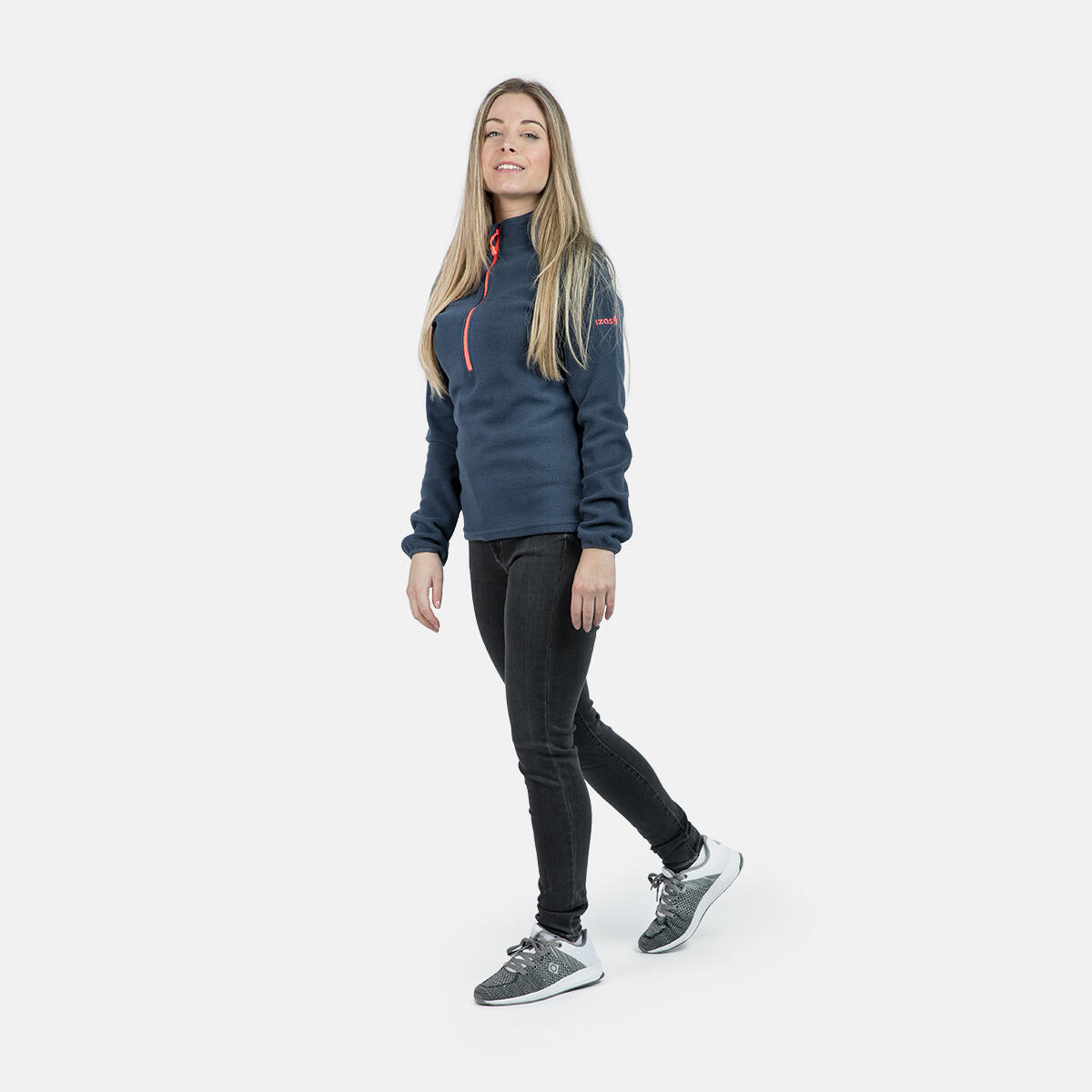 Forro de lã esportivo com meio zíper SUTTON W para mulheres da Izas , eleve seu 4/5