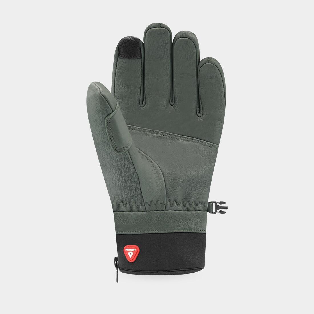 90 Leather 2 Men's Leather Insulated Waterproof Polymax Ski Gloves 2/4
