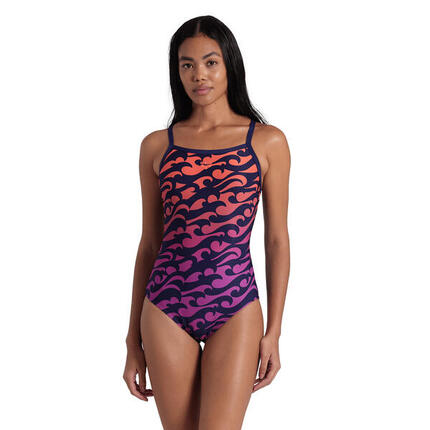 Arena Surfs Up Swimsuit Lightdro Pink / Blau