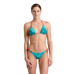 Maillot de bain deux-pièces Femme - Water Print String Bikini Triangle