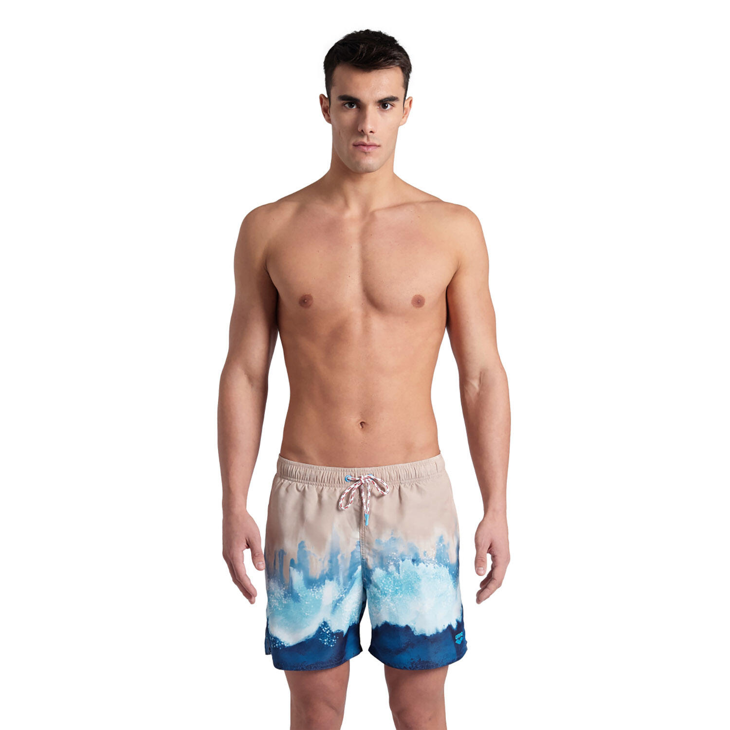 Arena - Shorts De Bain Homme - Water Prints - Maillot De Bain 1 Pièce - Beige - 48 Xl - Decathlon