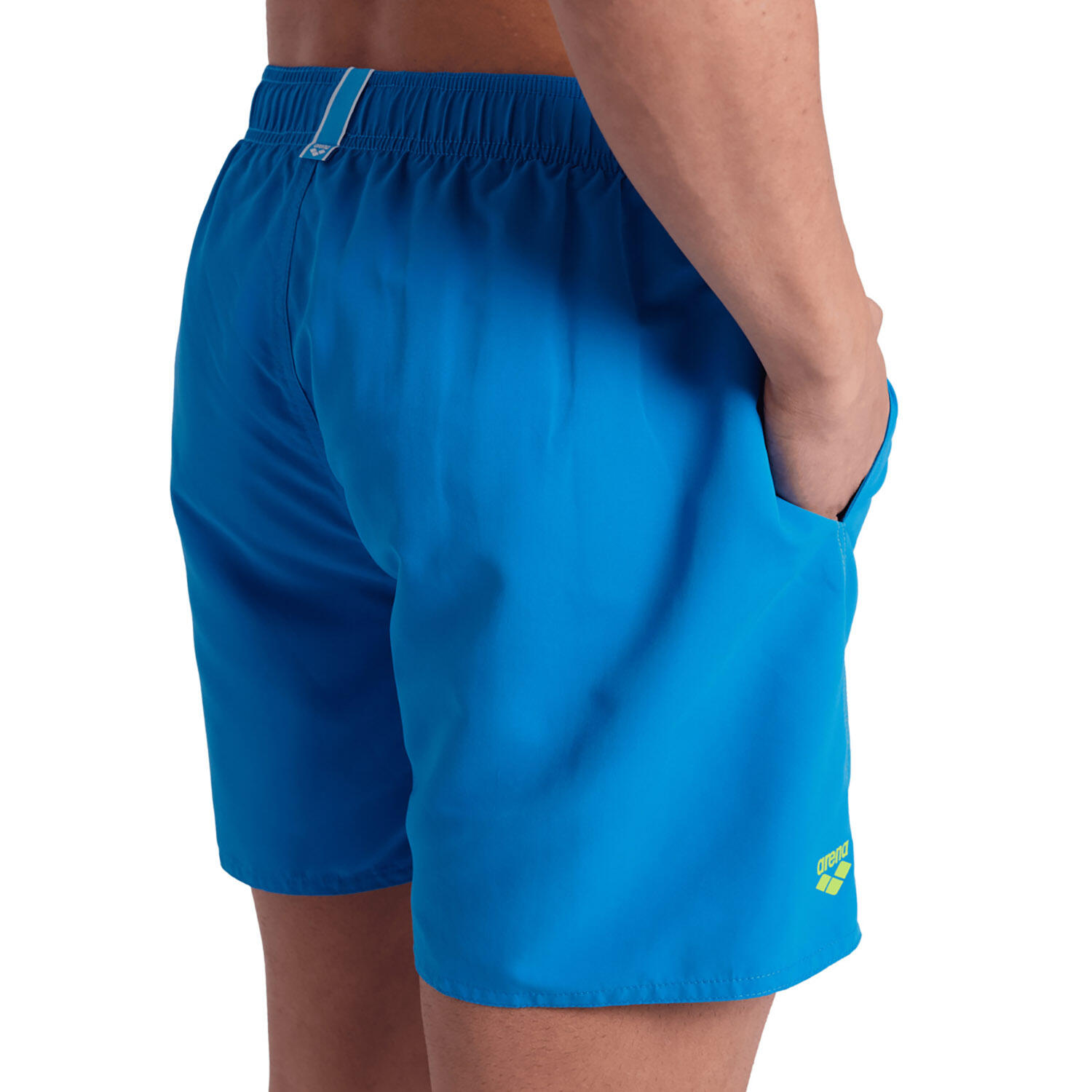 Badehose leicht schnelltrocknend Herren - Fundamentals Arena Logo Boxer R 5/6