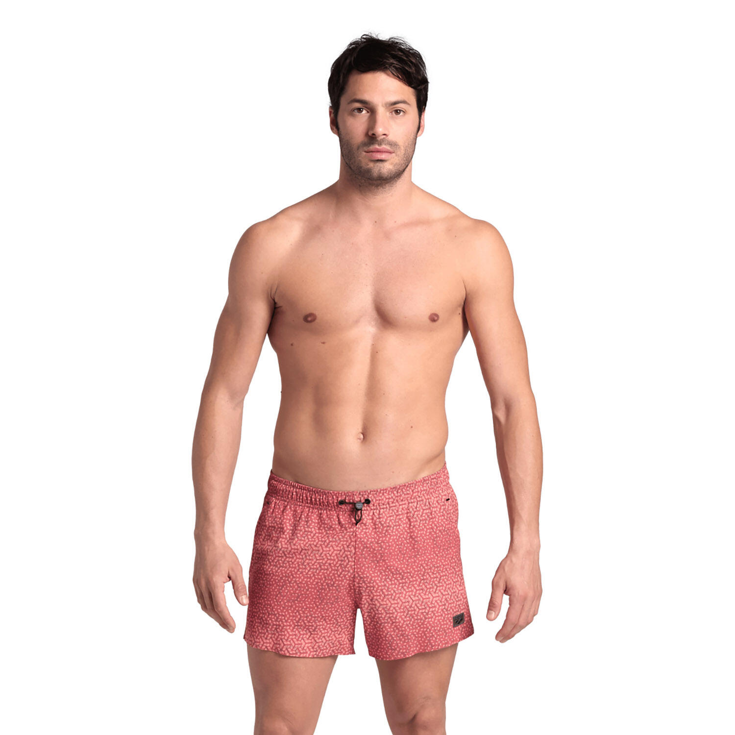 Arena - Shorts De Bain Homme - Evo X-short Allover - Maillot De Bain 1 Pièce - Bordeaux|rouge - S - Decathlon