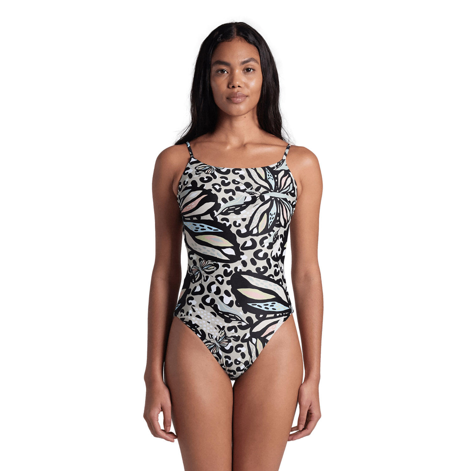 Arena - Maillot De Bain Une-pièce Femme - Water Print - Maillot De Bain 1 Pièce - Multicolore - S - Decathlon