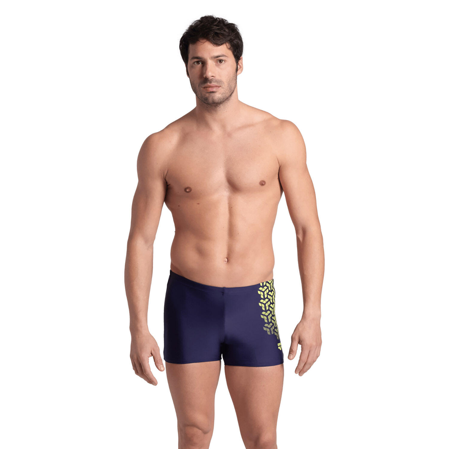 Arena - Short De Natation Homme - Kikko V - Maillot De Bain 1 Pièce - Bleu|vert - 90 - Decathlon