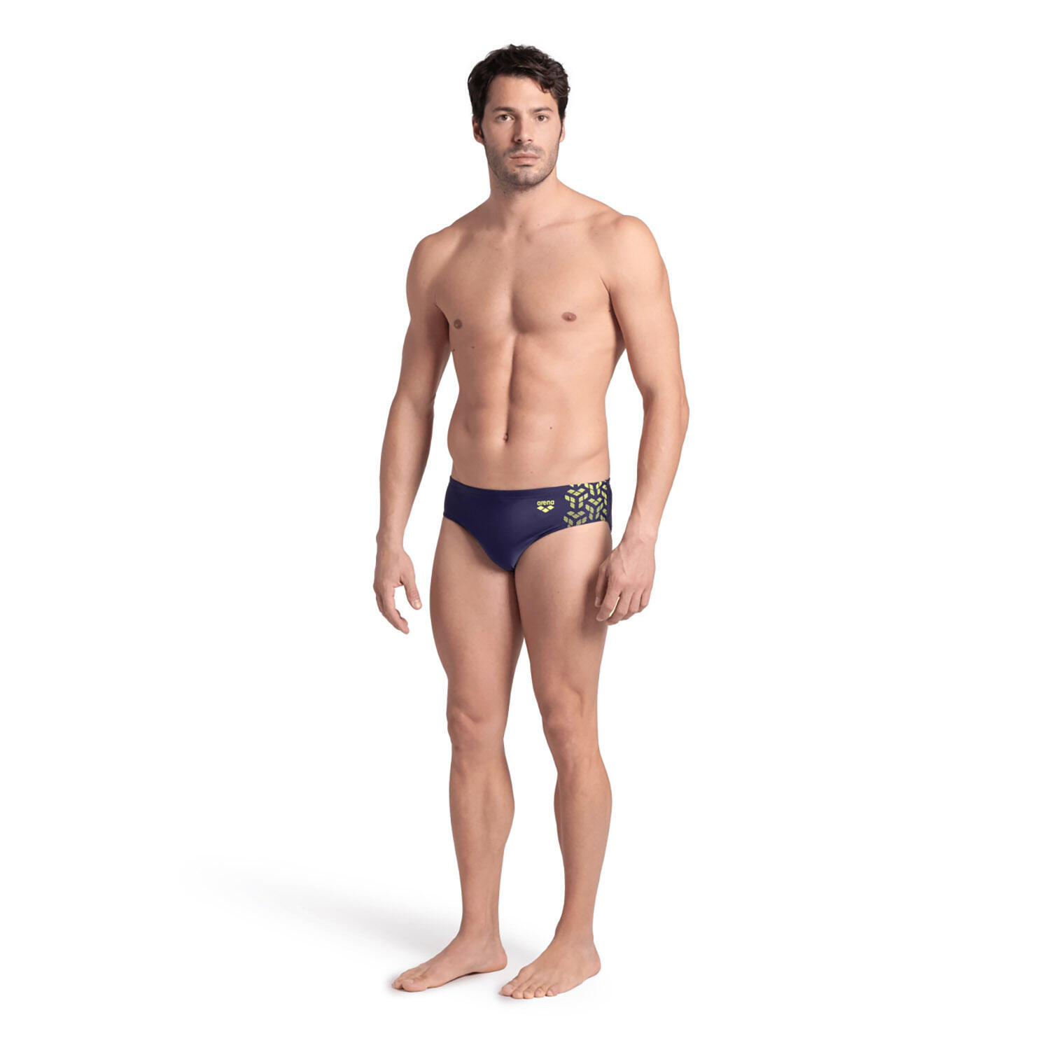Slipy kąpielowe męskie treningowe na basen Arena Men Kikko Briefs 3/7
