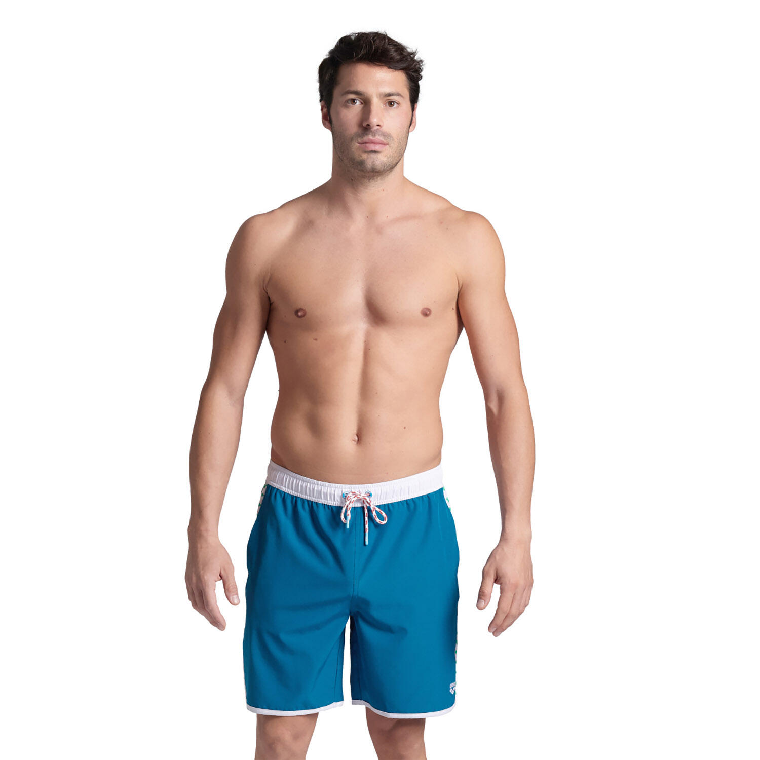 Costume Da Bagno Arena Boxer Uomo - Team Stripe In Poliestere Riciclato - Foto 7