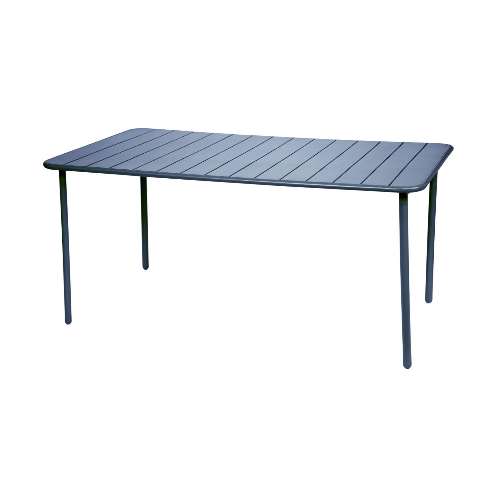 Mesa de jardim em metal com 6 cadeiras, Bleu marine 6/6