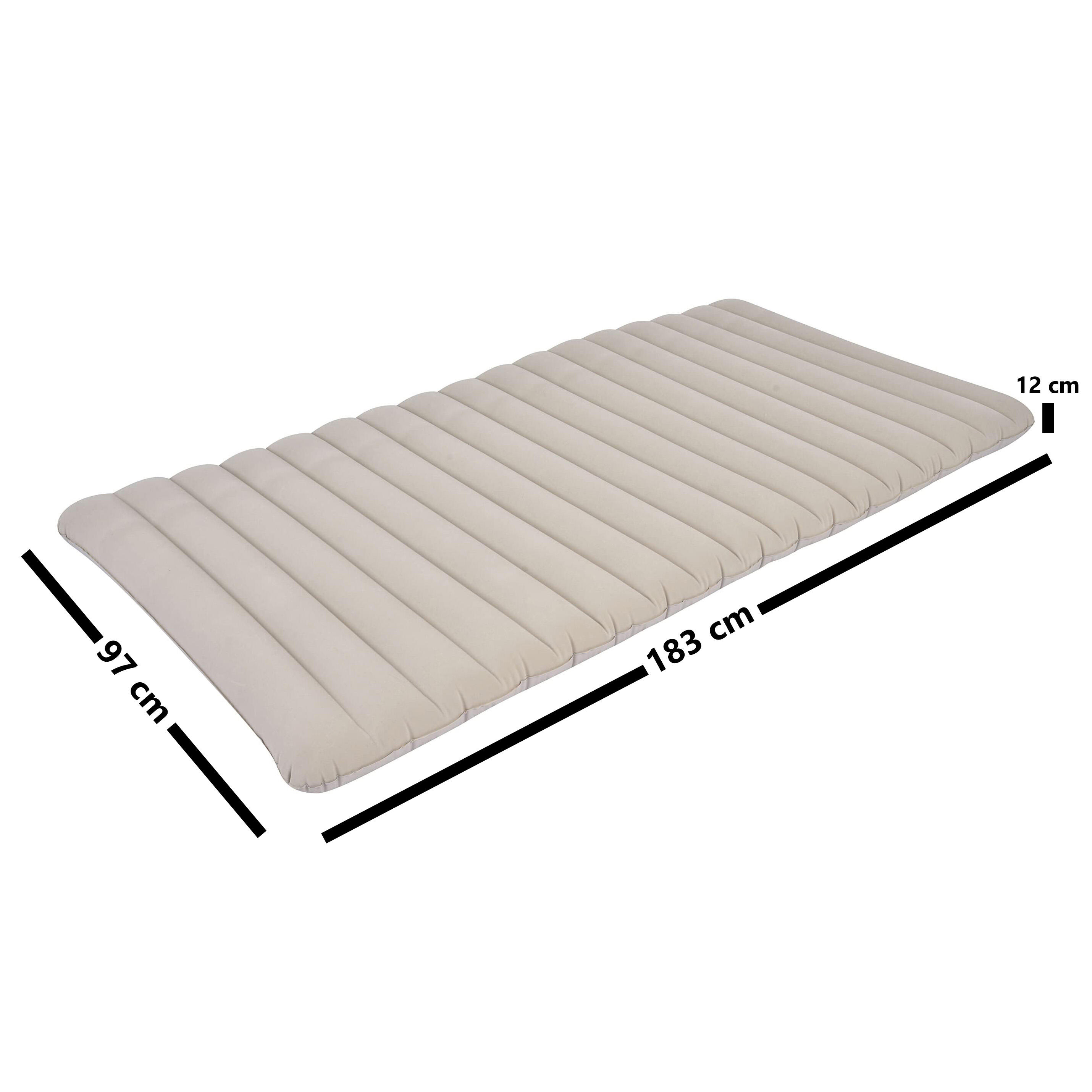 Aufblasbares Luftbett / Campingmatratze Beige 183 x 97 x 12 cm 4/5