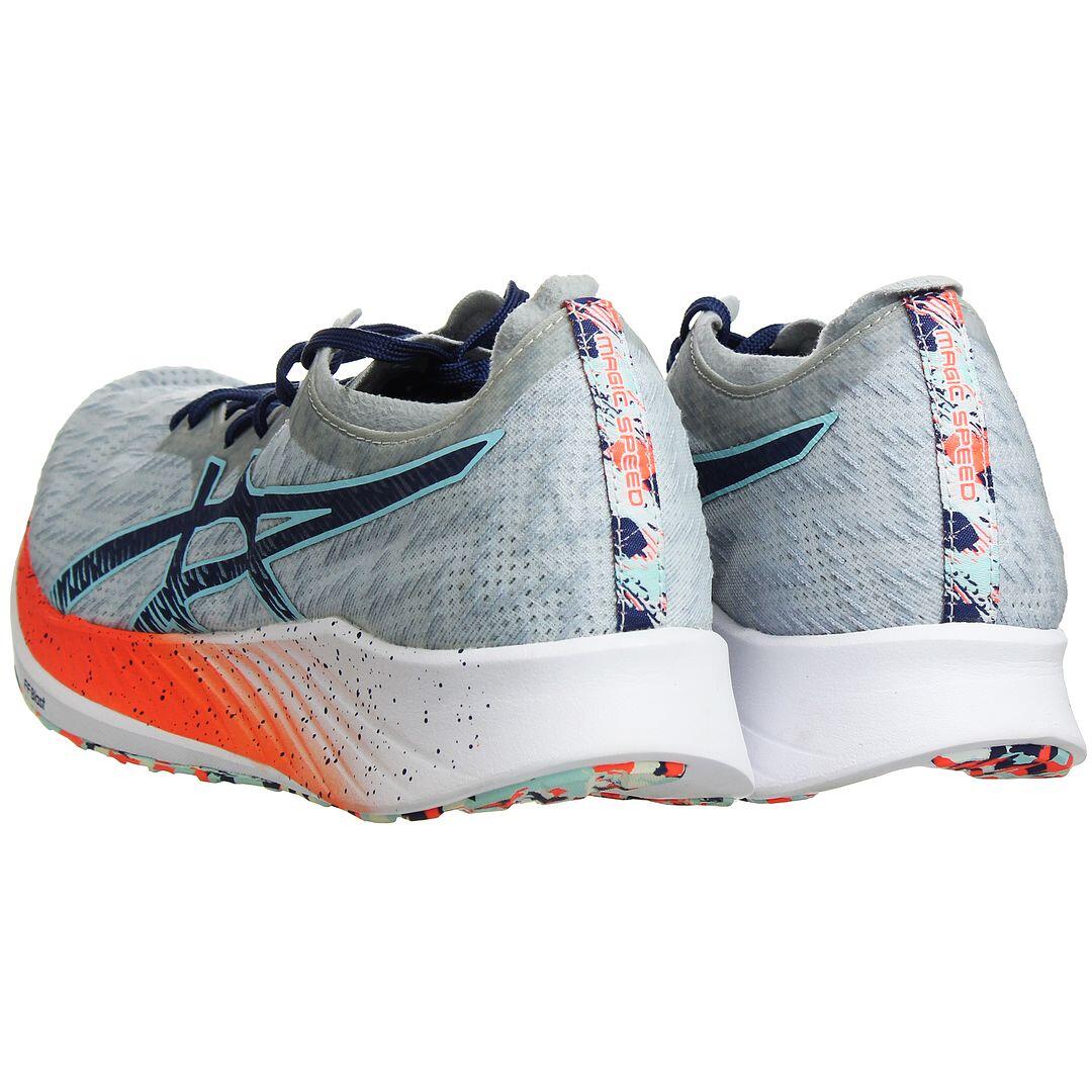 Asics Magic Speed Mens Grey Running Trainers 4/5