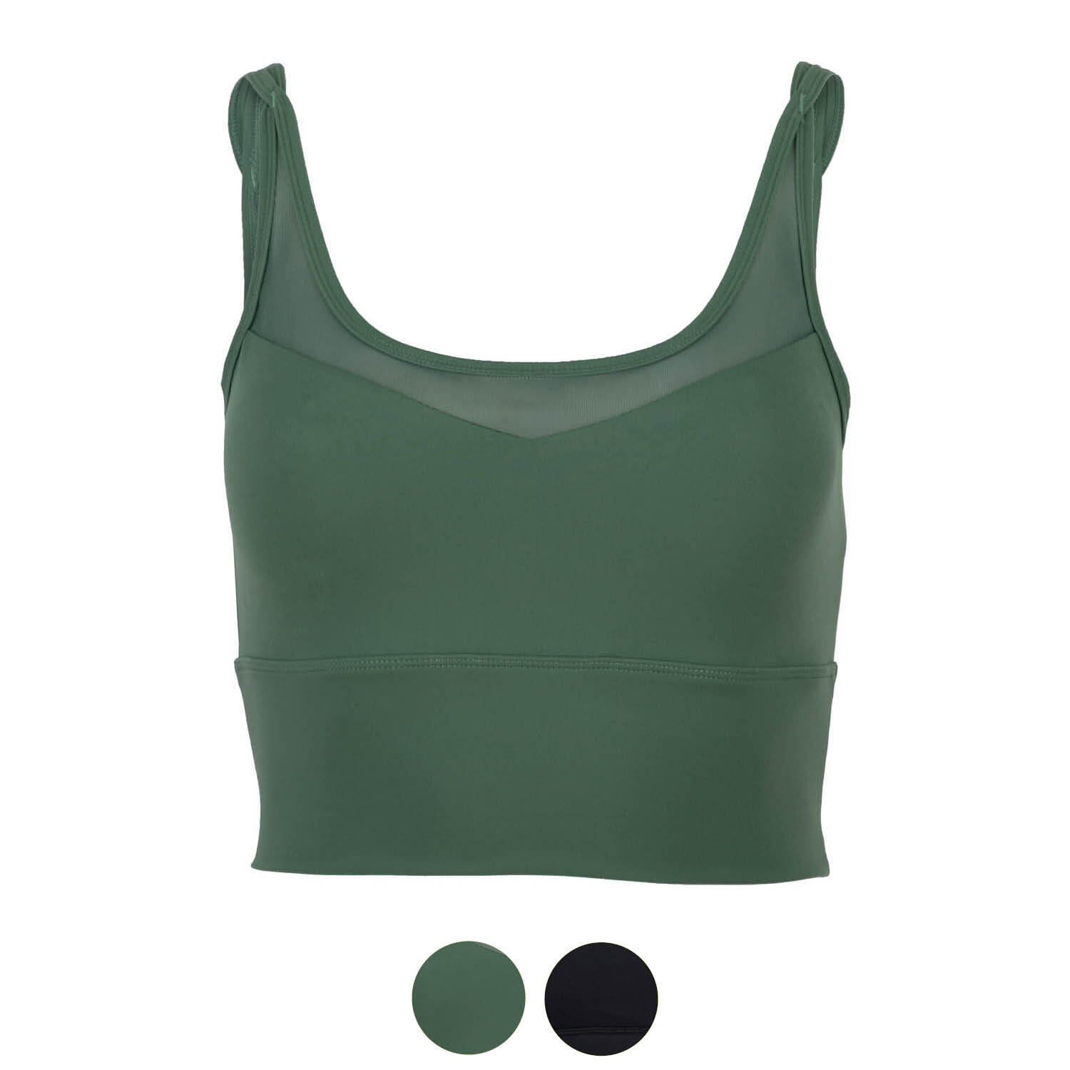 NIYAMA ZENIA Yoga Sports Bra mallard green | L