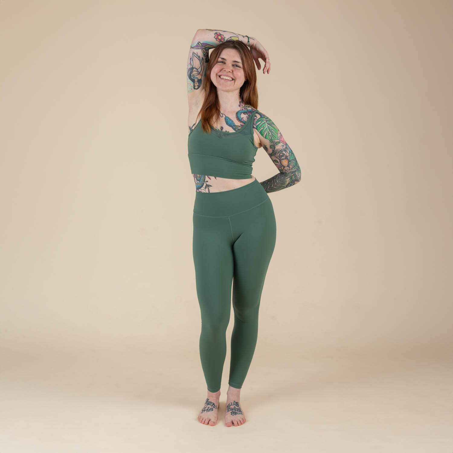 ZENIA Yoga Sports Bra mallard green | S 5/6